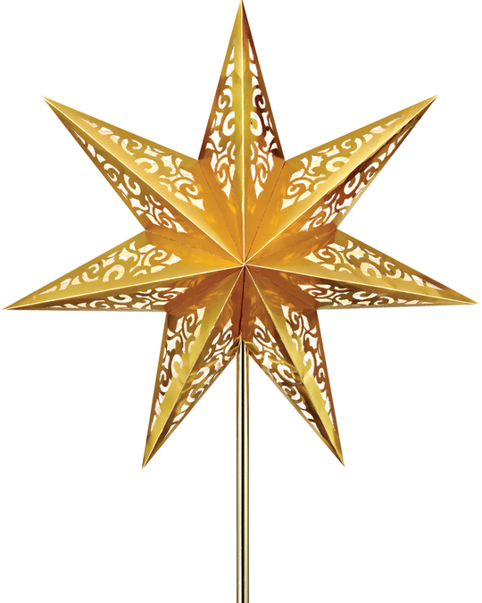 Markslöjd Vallby Table Star 66cm Gold