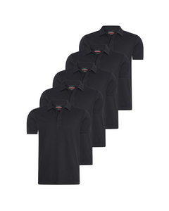 Pierre Cardin Classic Polo 5-pack Sort
