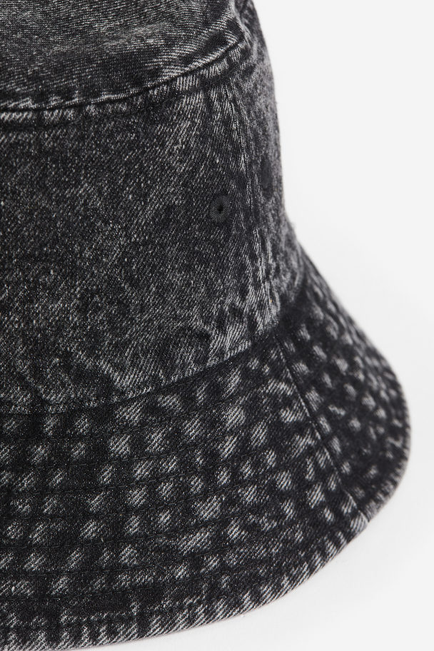H&M Denim Bucket Hat Black