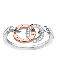 Ring Together mit Diamanten und Rosègold D-TR0032-095-14