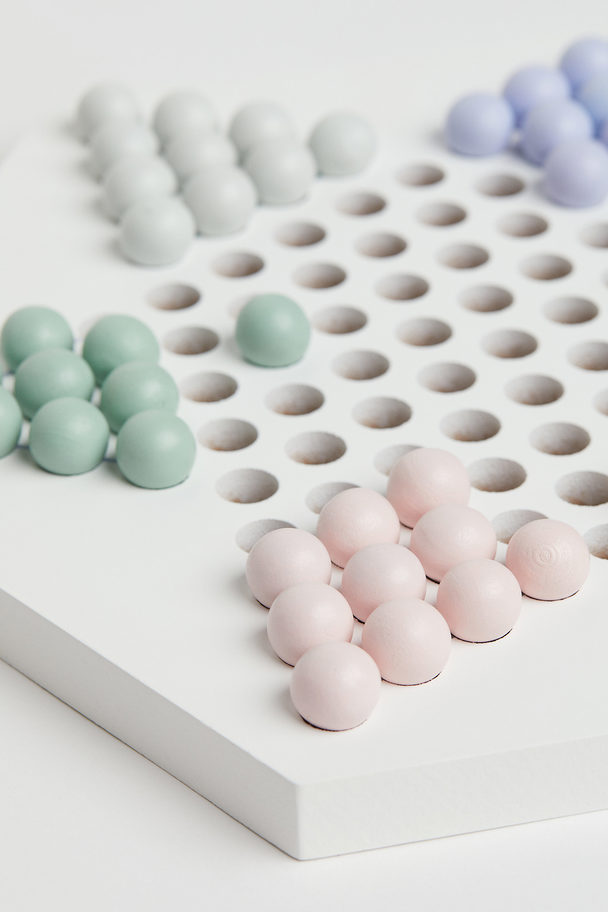 H&M Chinese Checkers Light Greige