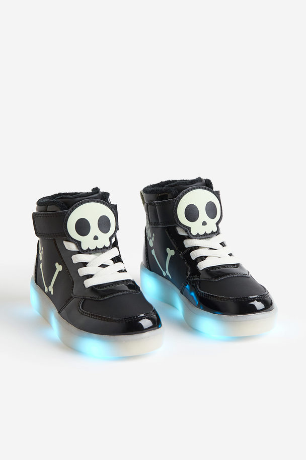 H&M Sneakers Met Ledlichtjes Zwart