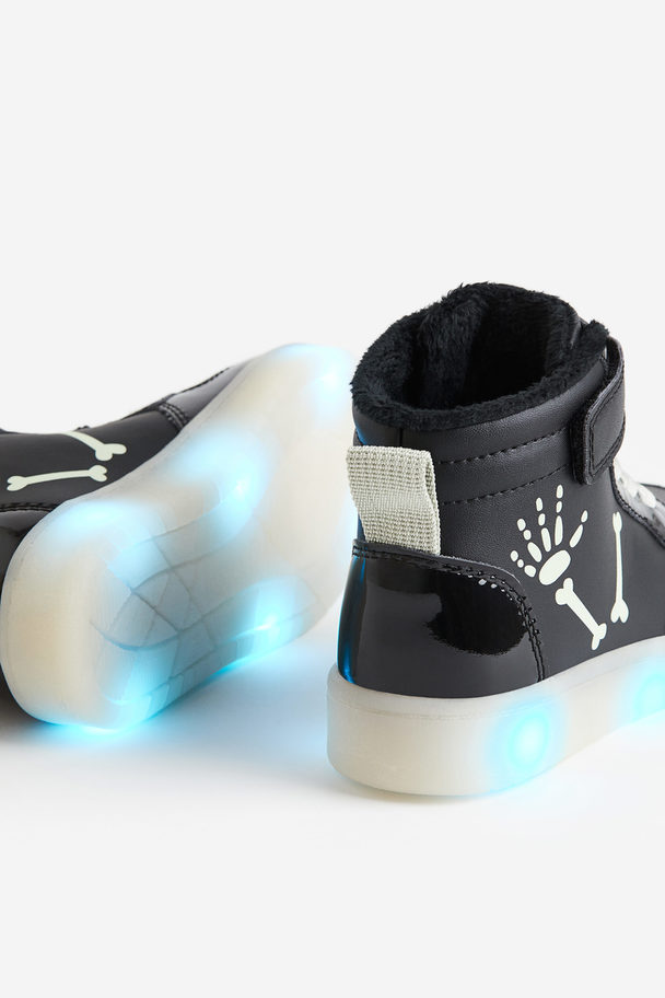 H&M Sneakers Met Ledlichtjes Zwart