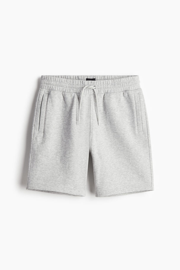 H&M Sweatshorts in Regular Fit Hellgraumeliert