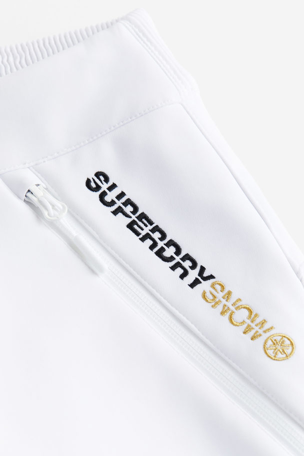 Superdry Ski Softshell Slim Trousers White