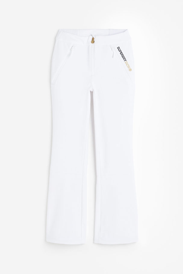 Superdry Ski Softshell Slim Trousers White