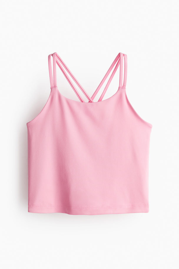 H&M Korte Sportsinglet Van Drymove™ Roze