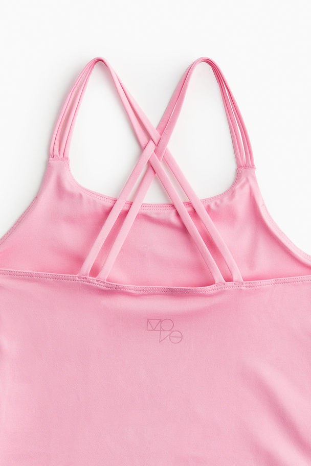 H&M Korte Sportsinglet Van Drymove™ Roze