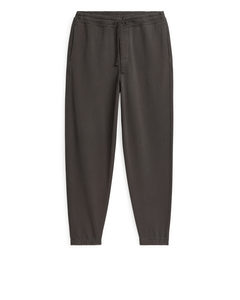 Active Garment-dyed Sweatpants Dark Brown