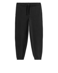 Active Garment-dyed Sweatpants Black