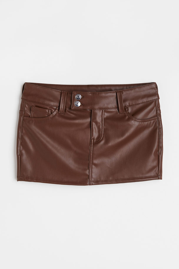 H&M Mini Skirt Brown