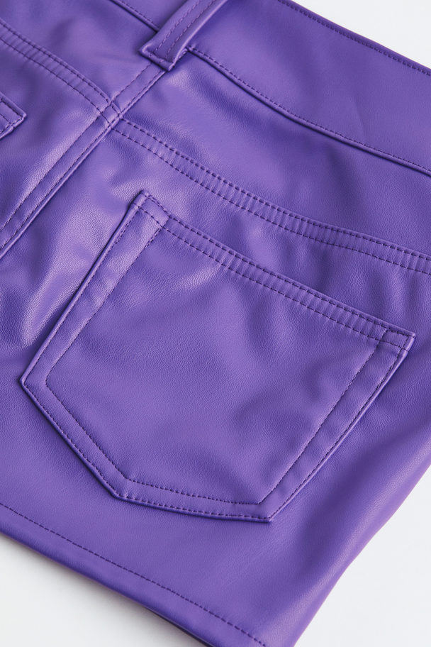 H&M Mini Skirt Purple