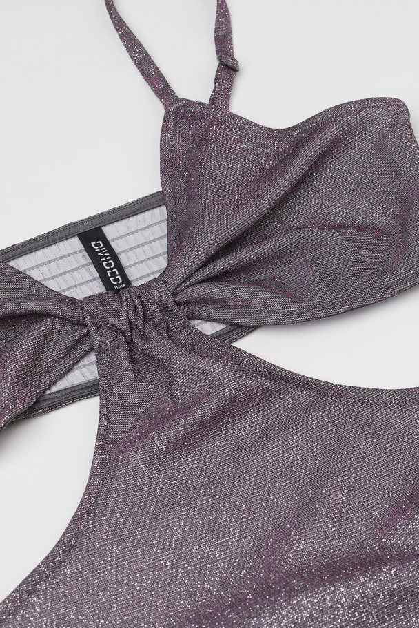 H&M Sleeveless Dress Purple/glittery