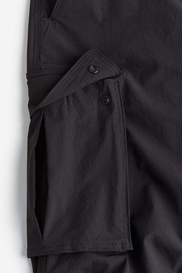 H&M Cargojoggers I Nylon Relaxed Fit Sort