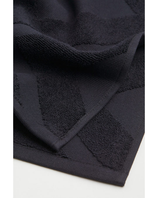 H&M HOME 2-pack Guest Towels Black
