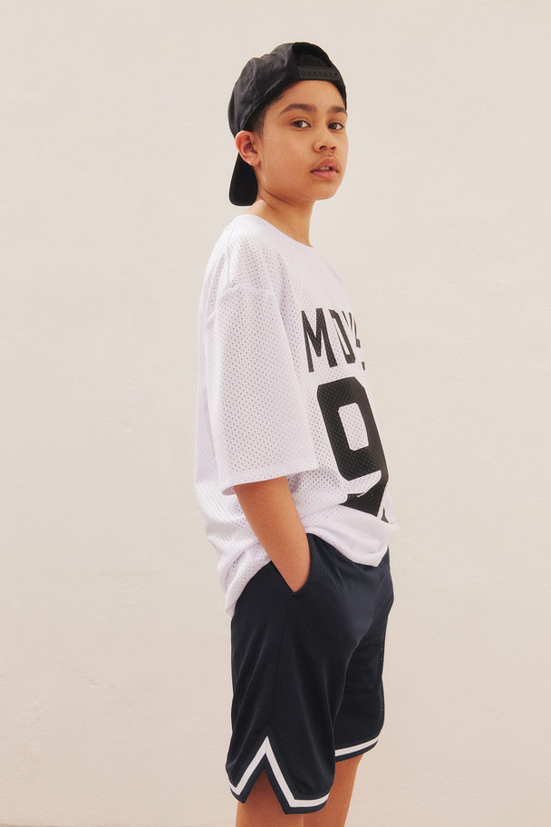 H&M Drymove™ Basketball Shorts Navy Blue