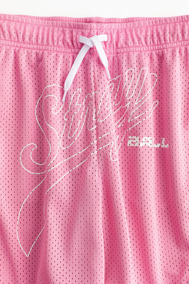 H&M DryMove™ Basketballshorts Rosa/Stray Ball