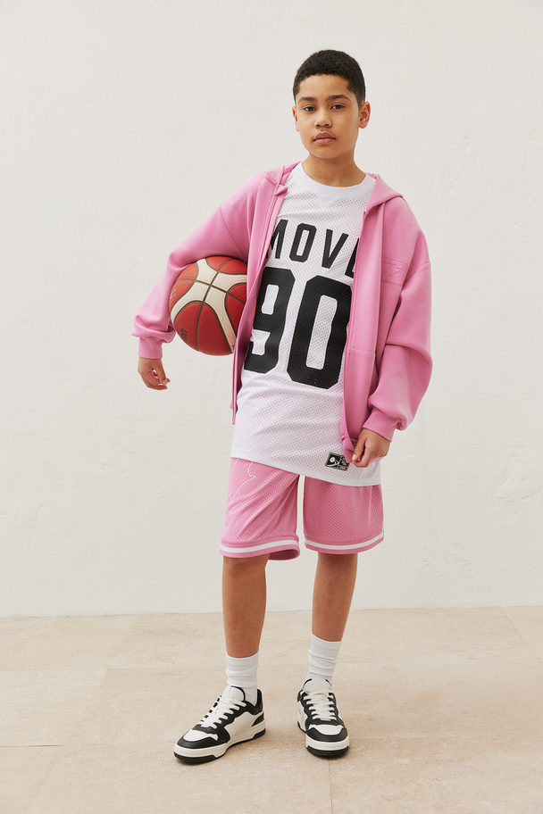 H&M DryMove™ Basketballshorts Rosa/Stray Ball