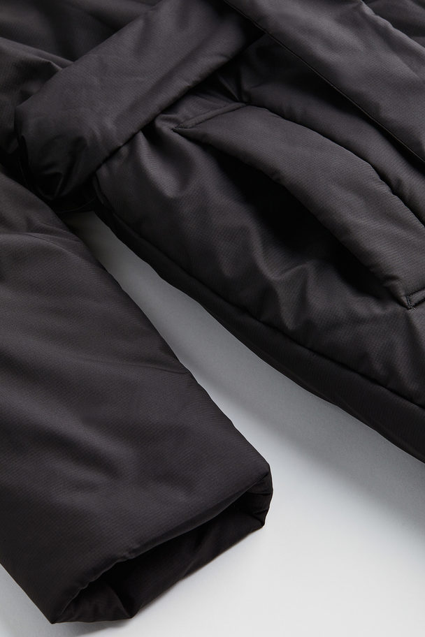 H&M Water-repellent Puffer Coat Black