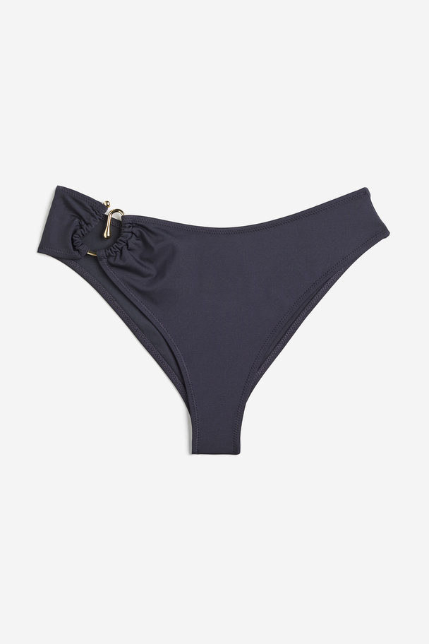 H&M Brazilian Bikini Bottoms Dark Grey