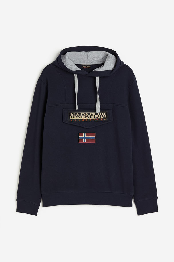 Napapijri Kapuzenpullover Burgee Blu Marine