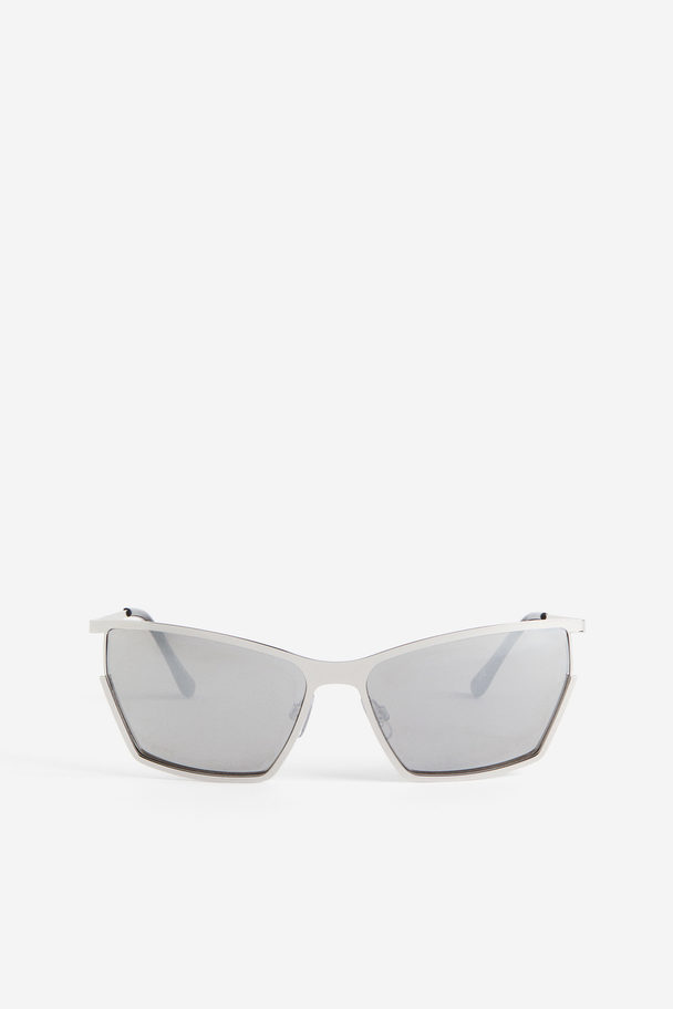 H&M Sonnenbrille Silberfarben