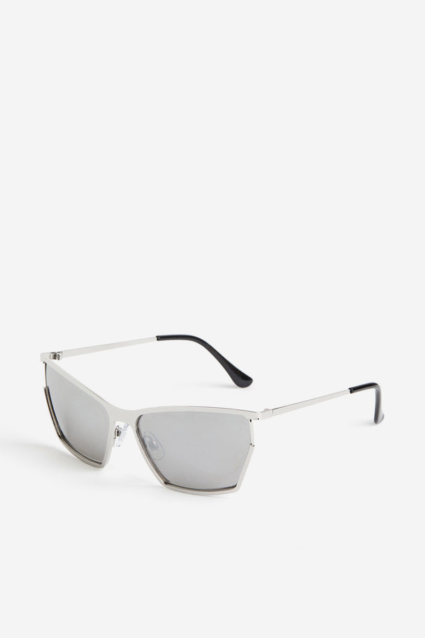 H&M Sonnenbrille Silberfarben
