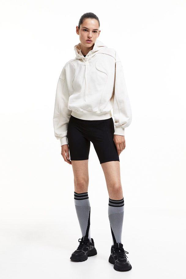 H&M Sportsweater Met Capuchon Van Drymove™ Roomwit