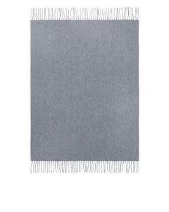 Cashmere Wool Blanket Grey
