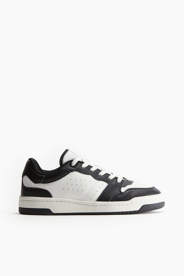 H&M Sneakers Zwart/wit
