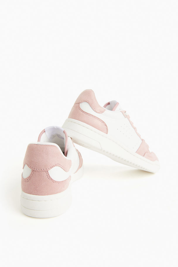 H&M Trainers White/light Pink