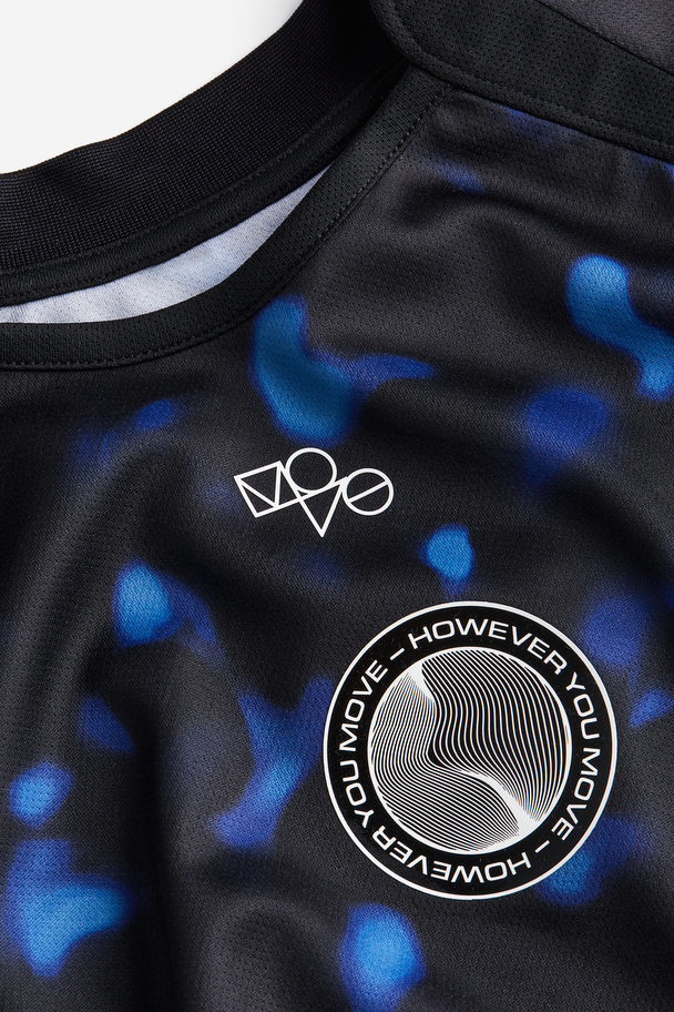 H&M Drymove™ Fotball-t-skjorte Sort/however You Move