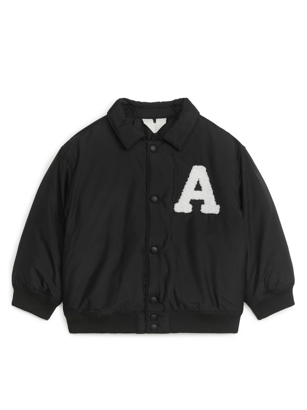 ARKET Varsity Jacket Black