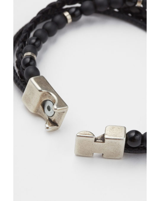H&M Multi-strand Bracelet Black