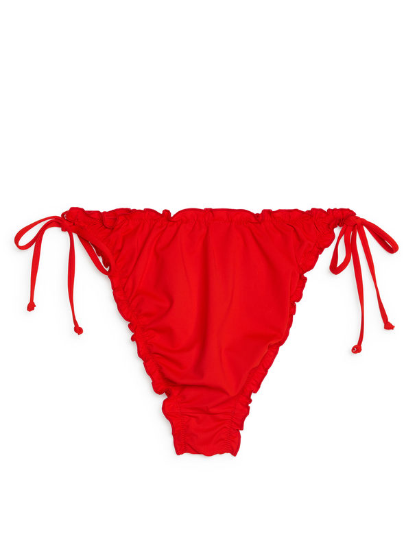 ARKET Bikinihose mit Babylock-Nähten Rot