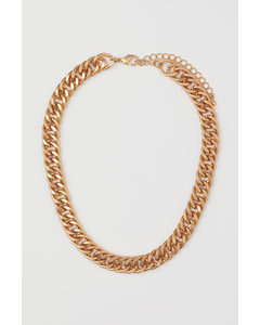 Chunky Necklace Gold-coloured