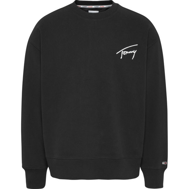 TOMMY JEANS Tommy Jeans Signature Crew Sweater Schwarz