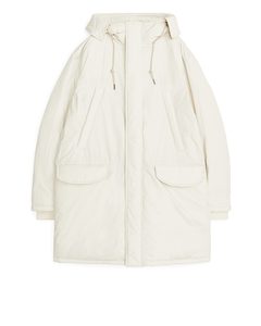 Daunenparka Beige