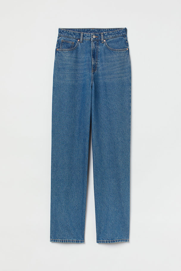 H&M 90s Baggy High Jeans Denim Blue