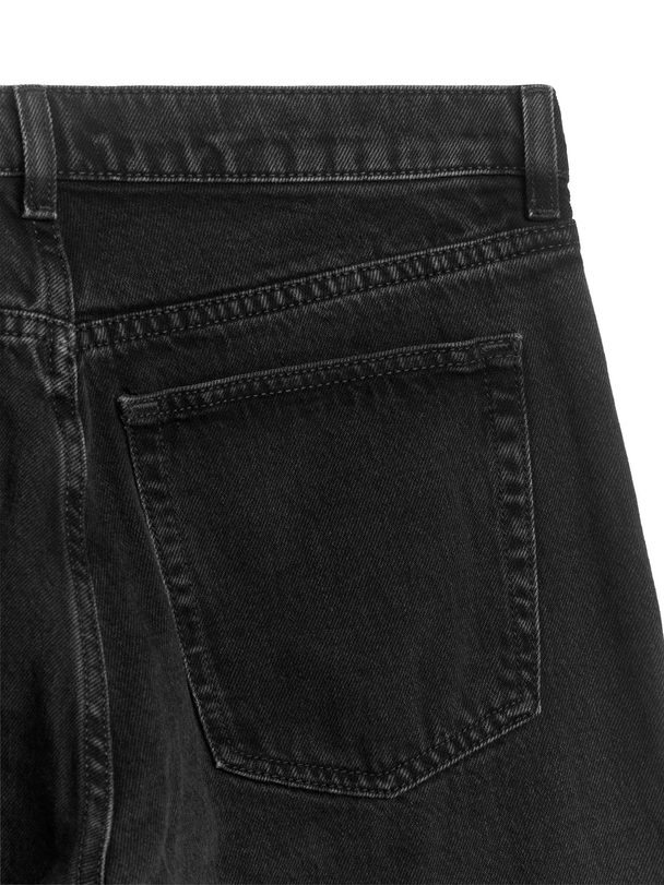 ARKET Dahlia Rechte Jeans Gewassen Zwart
