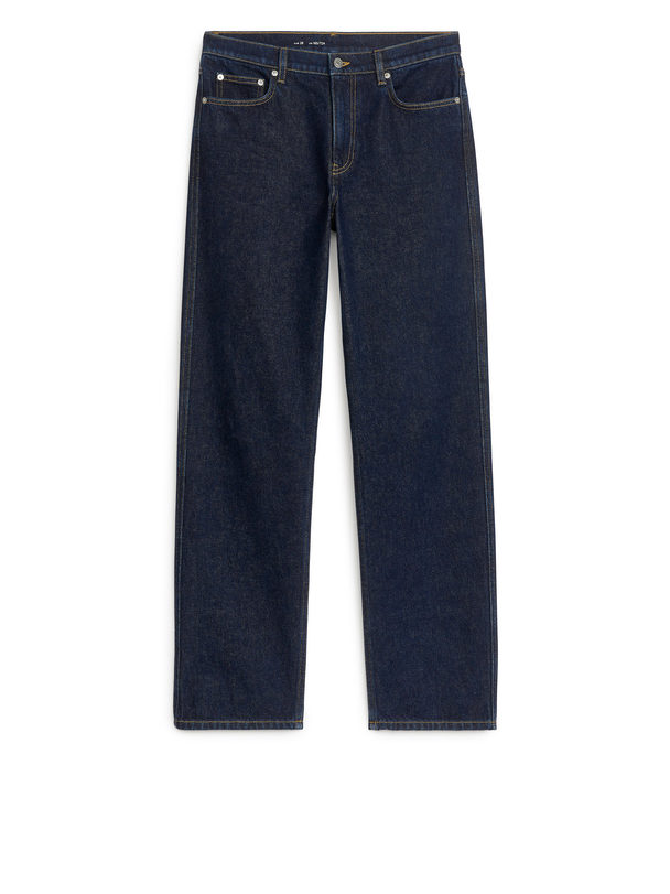 ARKET Dahlia Straight Jeans Mørkeblå