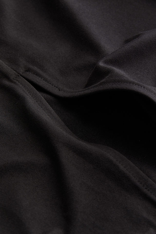 H&M Jersey Bodycon Maxi Dress Black