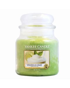 Yankee Candle Classic Medium Jar Vanilla Lime Candle 411g