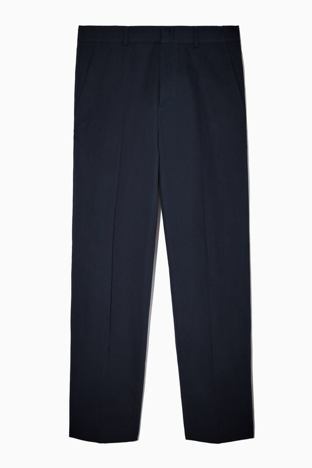 COS Relaxed-fit Tapered Trousers Navy