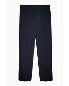 Relaxed-fit Tapered Trousers Navy