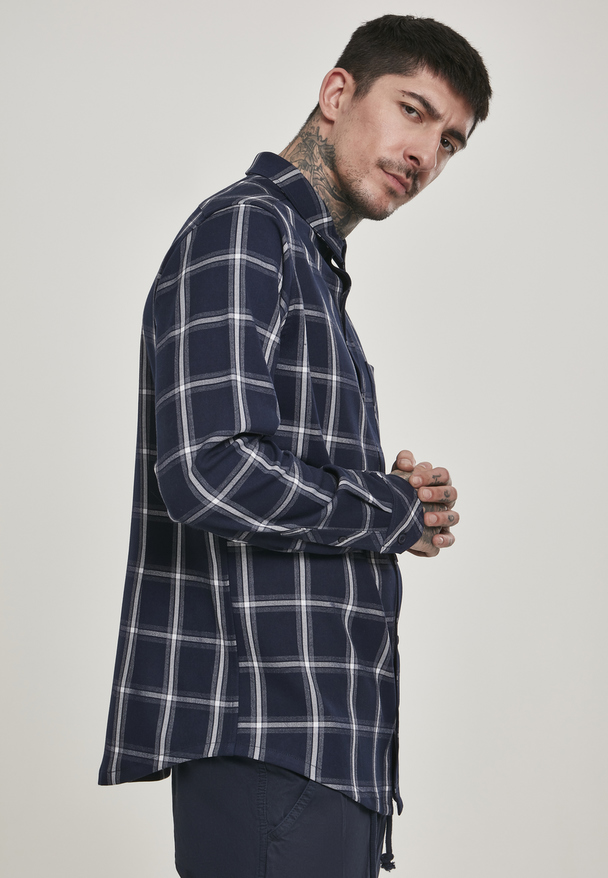 Urban Classics Herren Basic Check Shirt