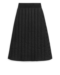 Arket And Pia Wallén Quilted Skirt Black/pink
