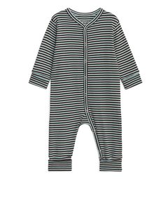 All-in-one Pyjama Mint/brown
