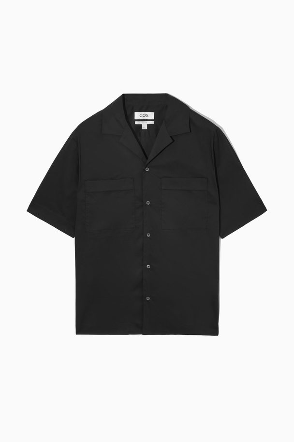 COS Short-sleeved Utility Shirt Black