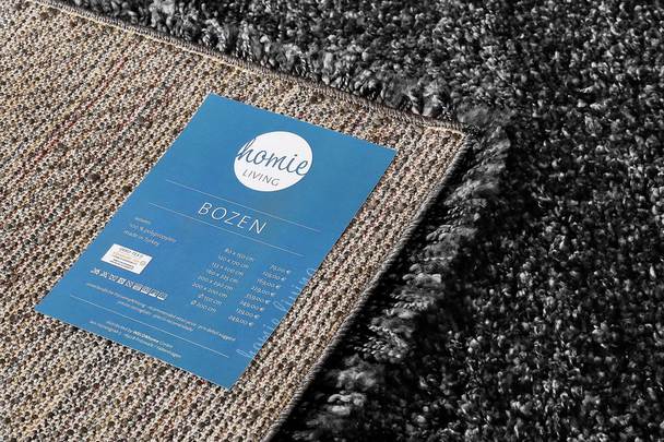 Homie Living Hochflorteppich - Bozen - 55mm - 3,6kg/m²